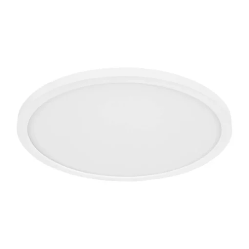 LED plafondlamp Sapana, wit, Ø 42 cm, kunststof, IP44