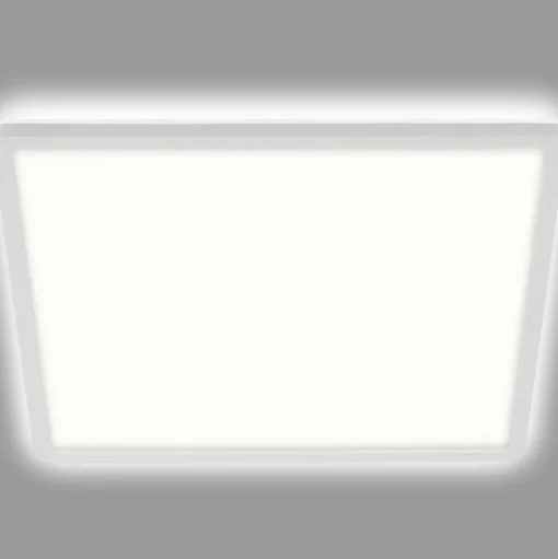 LED plafondlamp Slim, hoekig 29,3 x 29,3 cm
