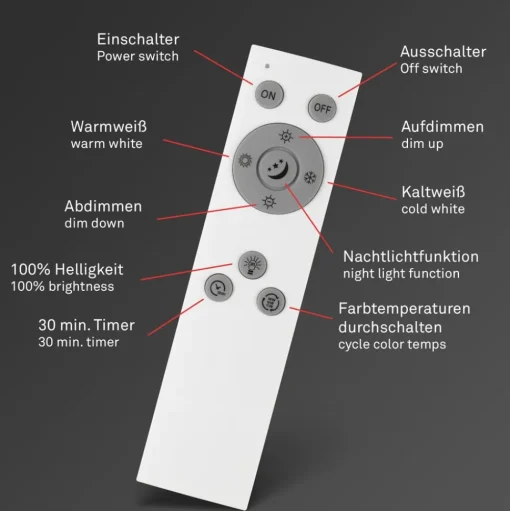 LED plafondlamp Slim zwart Dime CCT Ø 42 cm