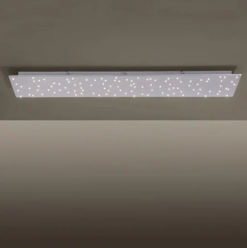 LED plafondlamp Sparkle CCT dim staal 100x45cm