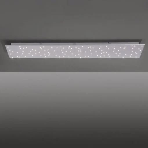 LED plafondlamp Sparkle CCT dim staal 100x45cm