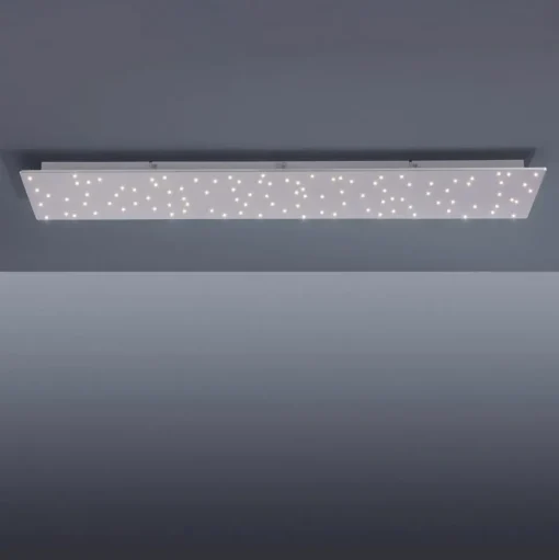 LED plafondlamp Sparkle CCT dim staal 100x45cm