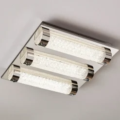 LED plafondlamp Tolorico, 35 cm vierkant