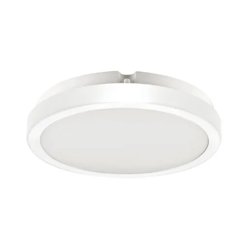 LED plafondlamp Vera, wit, kunststof, Ø 22 cm, IP65