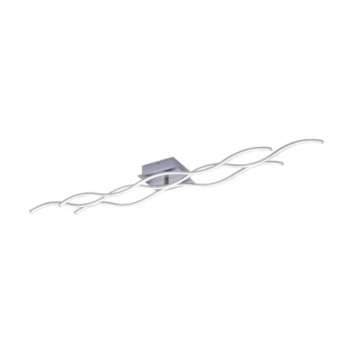 LED plafondlamp Wav 3.000K 139,5x16cm staal