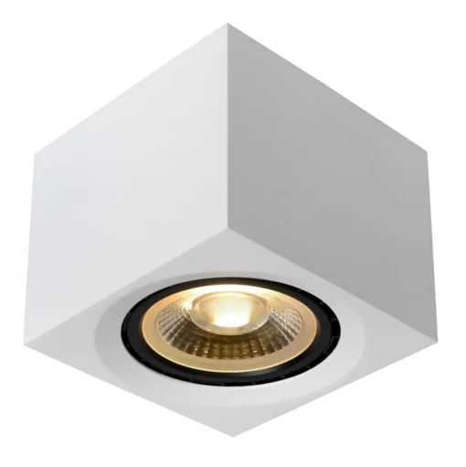 LED plafondspot Fedler hoekig wit