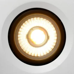 LED plafondspot Fedler hoekig wit