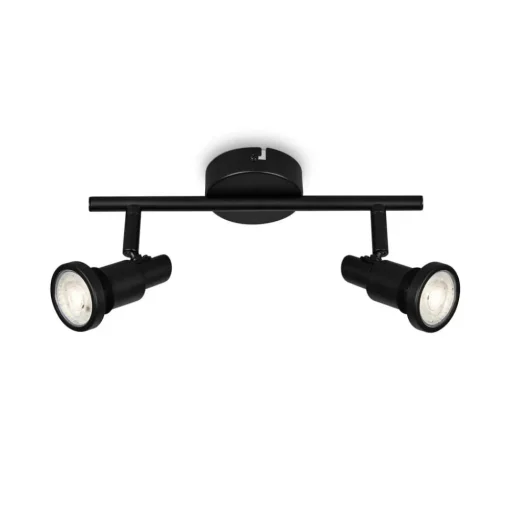 LED plafondspot Flamo IP44 2-lamps justeerbaar