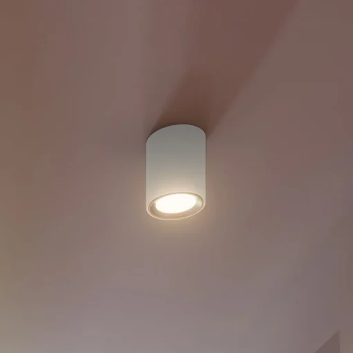 LED plafondspot Landon Smart, wit, hoogte 14 cm