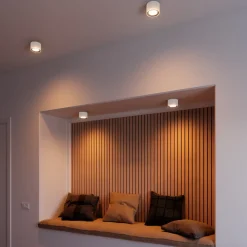LED plafondspot Landon Smart, wit, hoogte 8,2 cm
