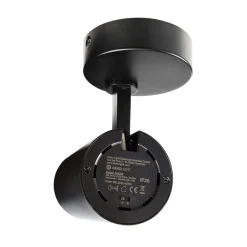 LED plafondspot Lucea, verstelbaar, 15 W zwart