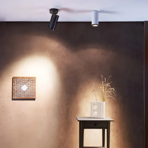 LED plafondspot Lucea, verstelbaar, 15 W zwart