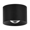 LED plafondspot S131, Ø 8 cm, zandzwart