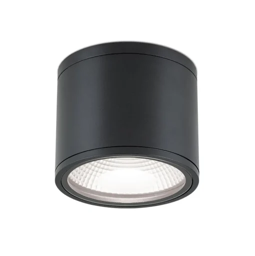 LED plafondspot Sputnik IP65 Ø 14,5 cm zwart