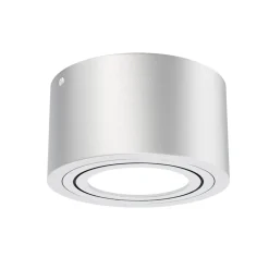 LED plafondspot Tube, zilverkleurig