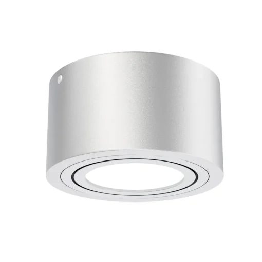 LED plafondspot Tube, zilverkleurig