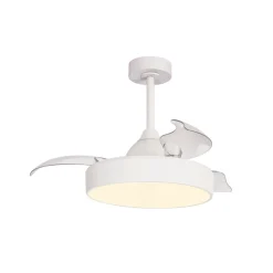 LED plafondventilator Alaska Mini wit DC stil Ø 91 cm CCT
