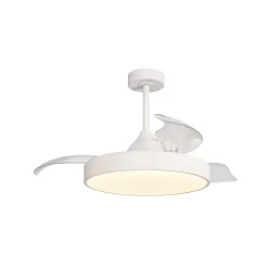 LED plafondventilator Alaska wit DC stil Ø 106 cm CCT