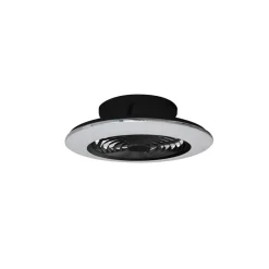 LED plafondventilator Alisio mini, zwart