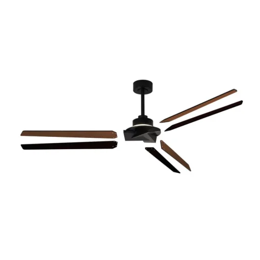 LED plafondventilator Brisa zwart/hout DC stil 175 cm CCT