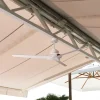 LED plafondventilator Brisa Mini wit DC stil Ø 150 cm CCT