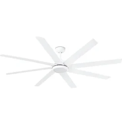 Led plafondventilator Century, wit