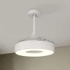 LED plafondventilator Coin Mini wit DC stil Ø 91 cm CCT