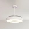 LED plafondventilator Coin wit DC-motor stil Ø 106 cm CCT