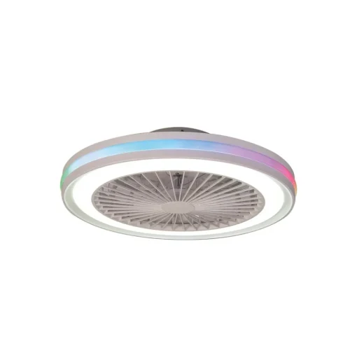 LED plafondventilator Gamer wit DC stil Ø 47 cm CCT RGB