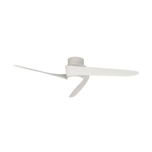 LED plafondventilator Groenland, wit, DC stil Ø 122 cm CCT