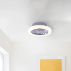 LED plafondventilator Leonard Ø50cm, seriel schakelaar