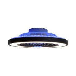 LED plafondventilator met licht Arioso, stil, Ø 54 cm, CCT