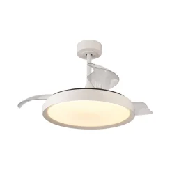LED plafondventilator Mistral, wit, DC stil Ø 106 cm CCT