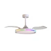 LED plafondventilator Rafaga wit DC stil Ø 106 cm CCT RGB