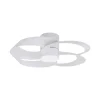 LED plafondventilator Rose wit DC-motor stil Ø 65 cm CCT