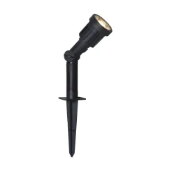 LED prikspot 418-92-1, zwart draaibaar kunststof