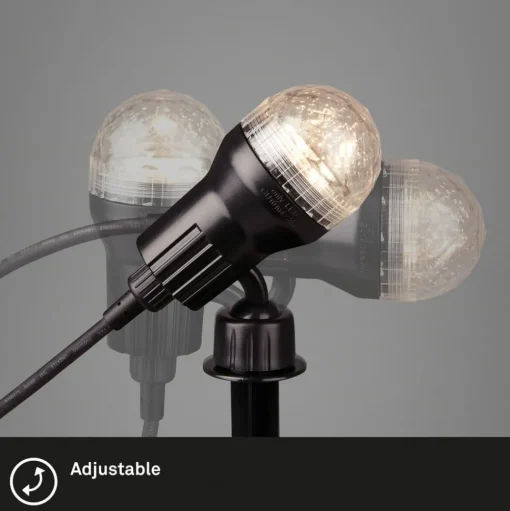 LED prikspot Terra met pareleffect, IP44