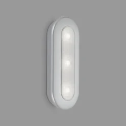 LED Push-Light Row, batterijvoeding, 6.500K, 15 cm