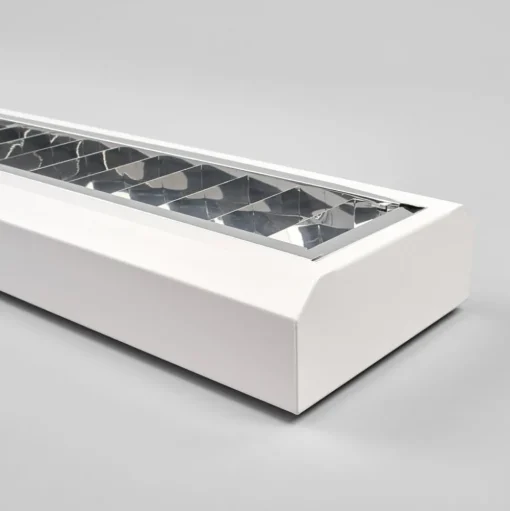 LED raster-opbouwverl voor kantoren, 33 W, 3.000 K