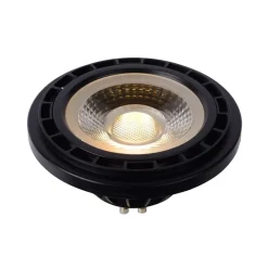 LED reflector GU10 12W 3000K dim to warm, zwart