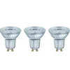 LED reflector GU10 4,3W, universeel wit, 3 per-set