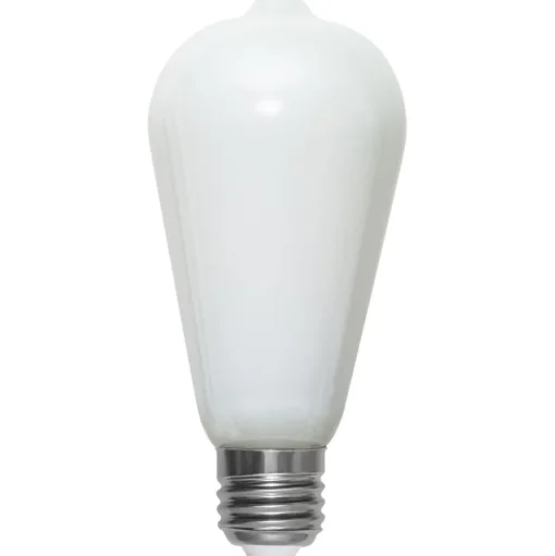 LED rustieke lamp E27 ST64 6,5W 3-step-dim, opaal