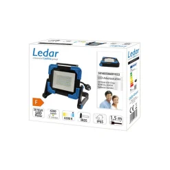 LED schijnwerper Ledar 6.500 K 120° zwart 50 W