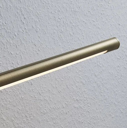 LED schilderij verl Mailine met schak, oud messing