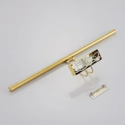 LED schilderij verl Mailine met schak, messing