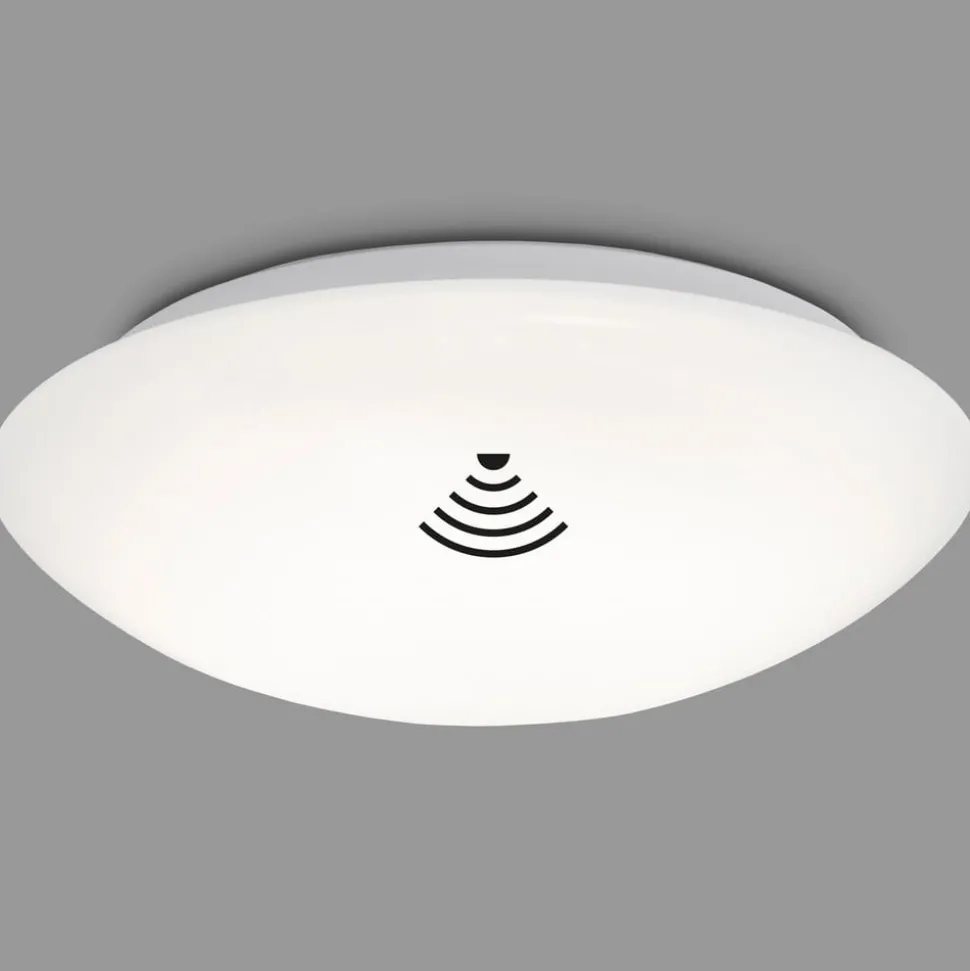 LED sensor plafondlamp Elipso IP44 4.000K Ø28cm