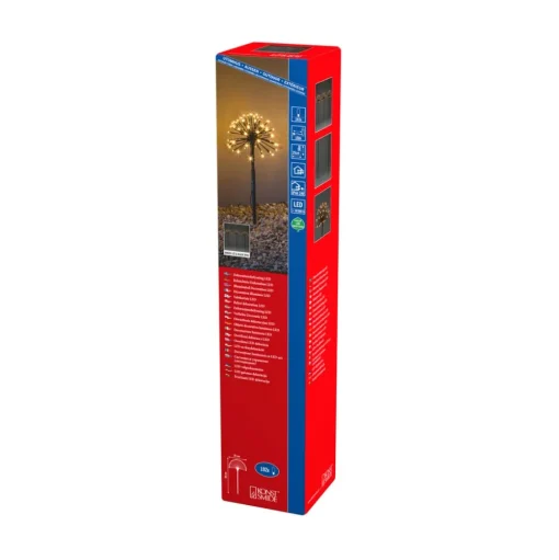 LED sfeerlamp drie paardenbloemen met grondspies IP44