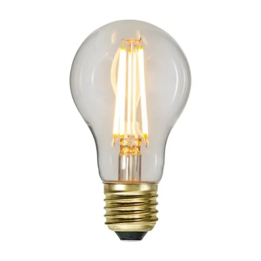 LED Soft Glow Memory, E27, 6,5 W, 2.100 K, dimbaar, gloeidraad