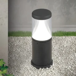 LED sokkellamp Midnight, Anti-UV-diffusor, IP65