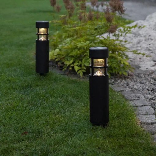 LED sokkellamp op zonne-energie Rundi in set van 2